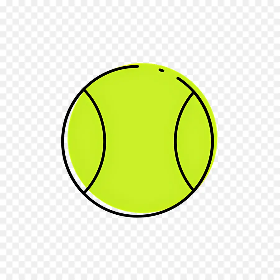 Pelota De Tenis，Amarillo PNG