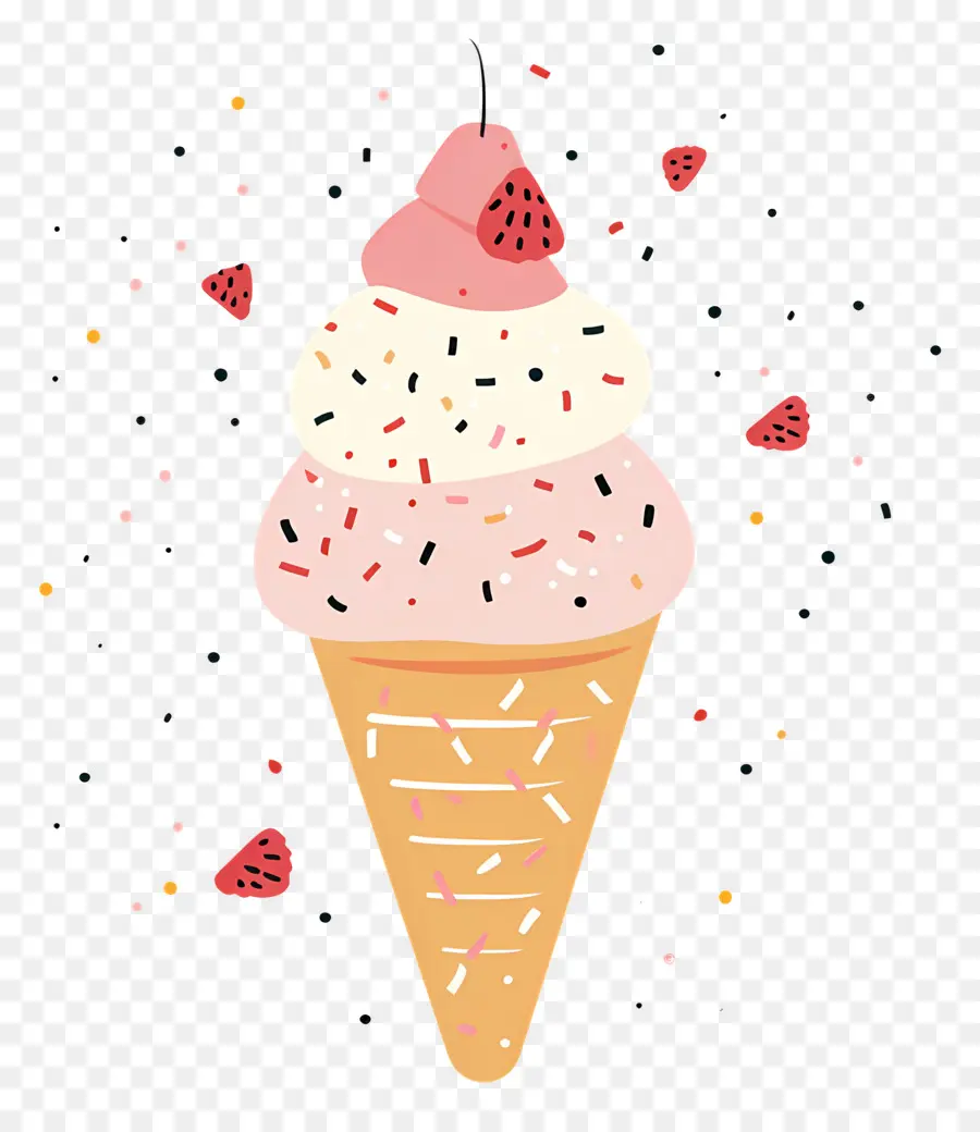 Helado，Cono De Helado PNG