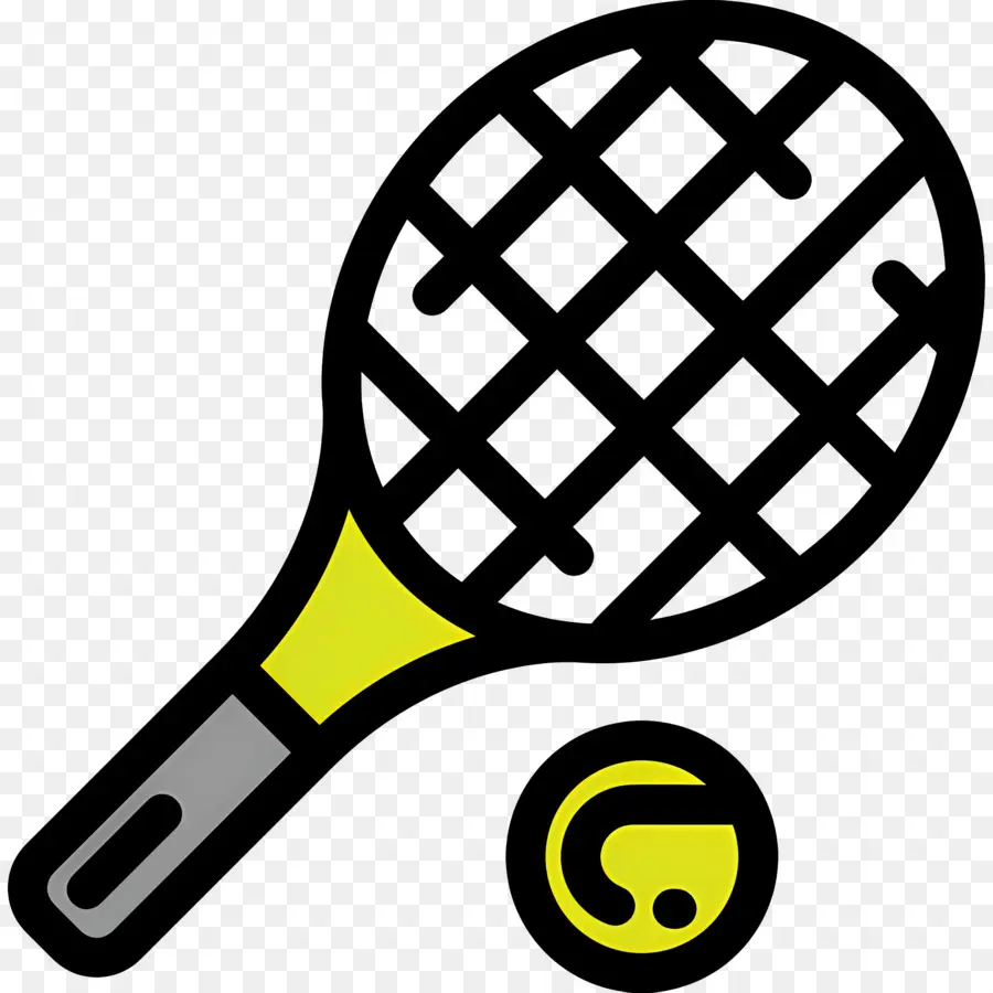 Raqueta De Tenis，Raqueta De Tenis Y Pelota PNG