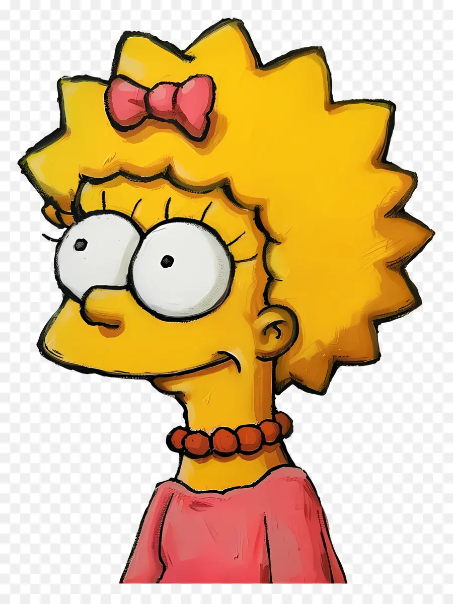 Lisa Simpson，Niña De Dibujos Animados PNG