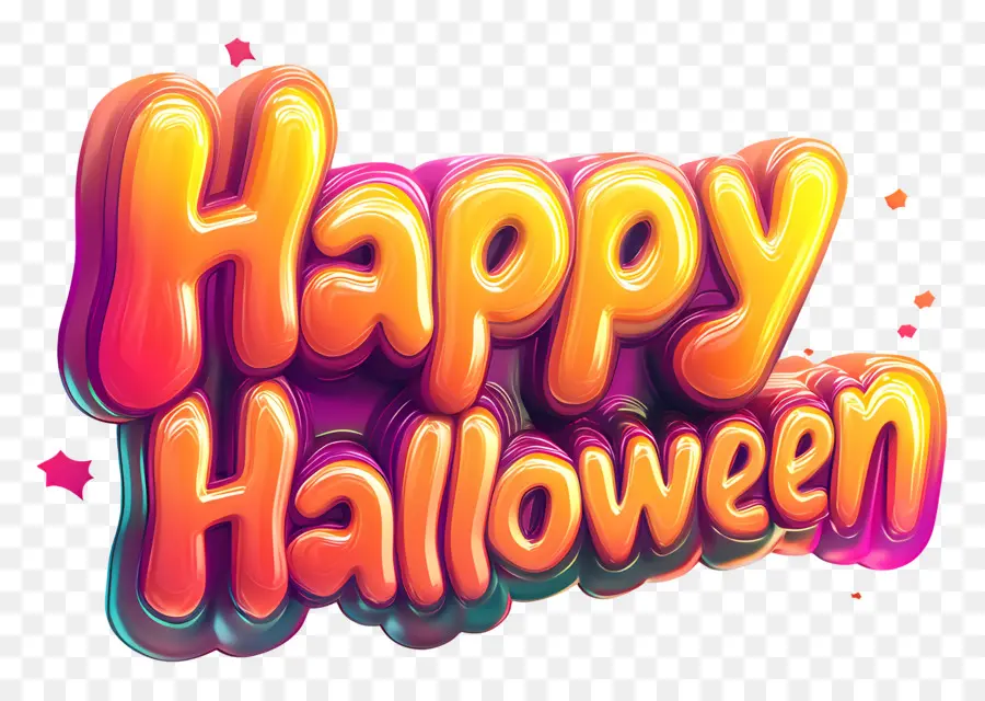 Feliz Halloween，Texto De Feliz Halloween PNG