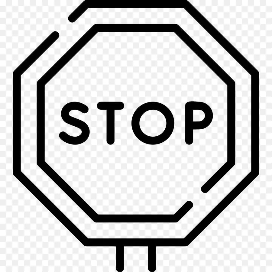 Señal De Stop，Tráfico PNG