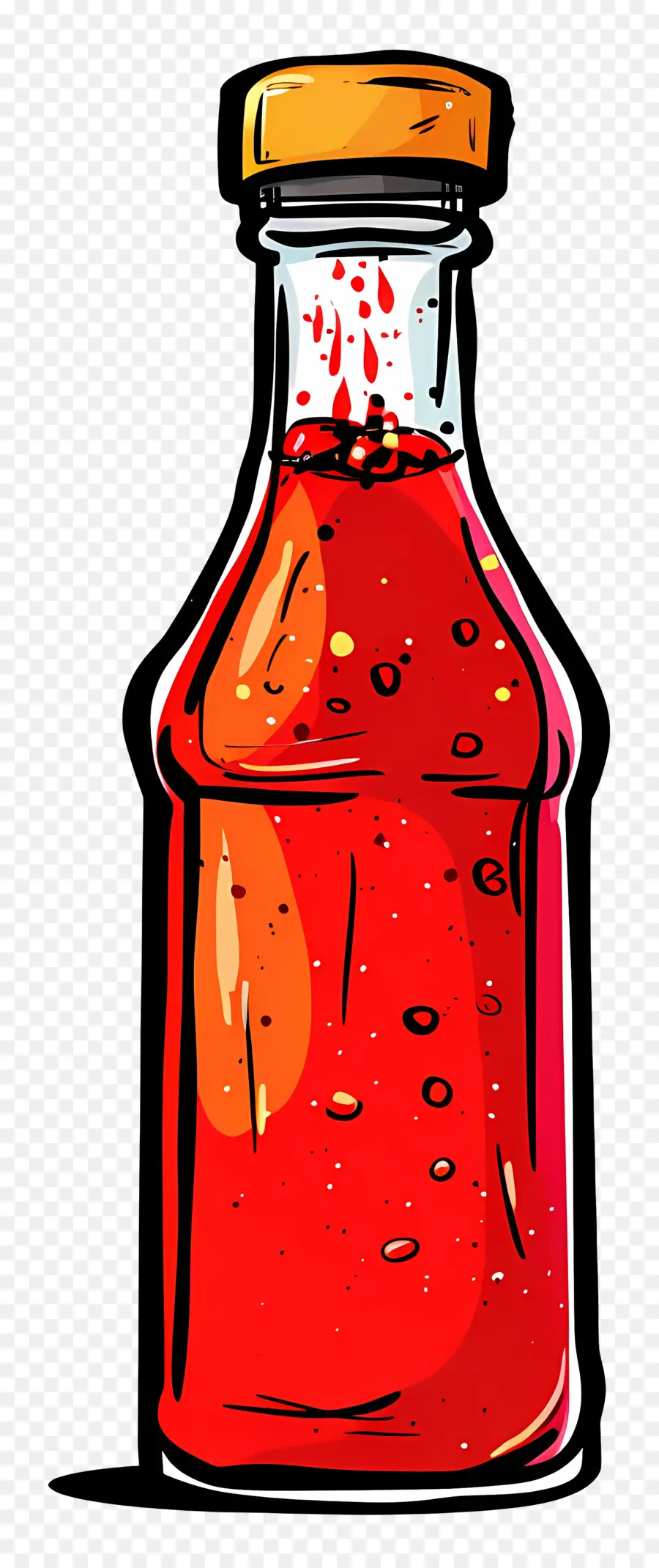 Salsa De Chile，Botella De Salsa De Tomate PNG