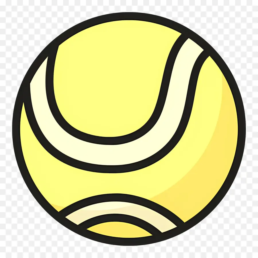 Pelota De Tenis，Pelota De Tenis Amarilla PNG