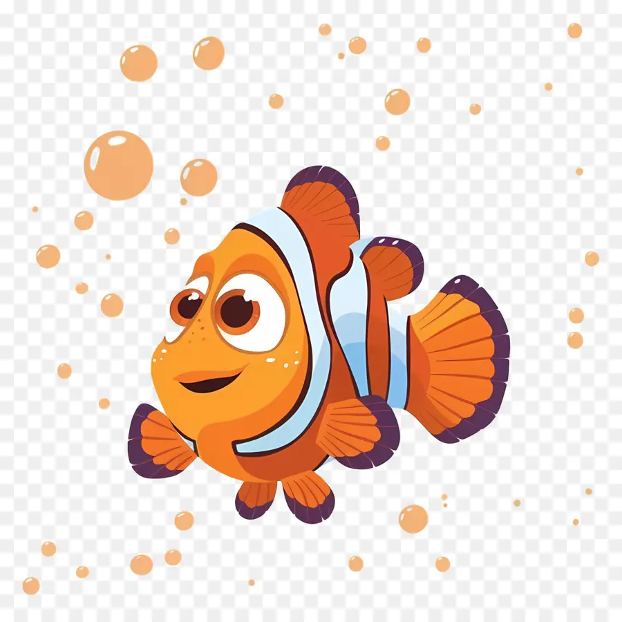 Nemo，Pez Payaso Naranja PNG