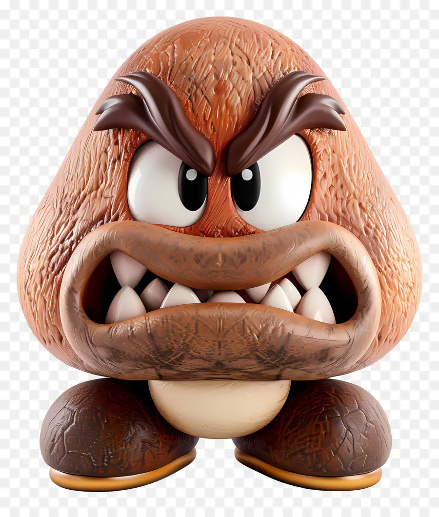 Goomba，Enojado PNG