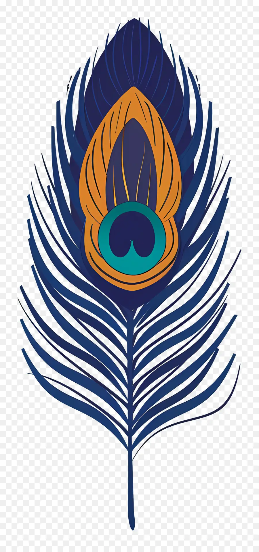 Pluma De Pavo Real，Vistoso PNG