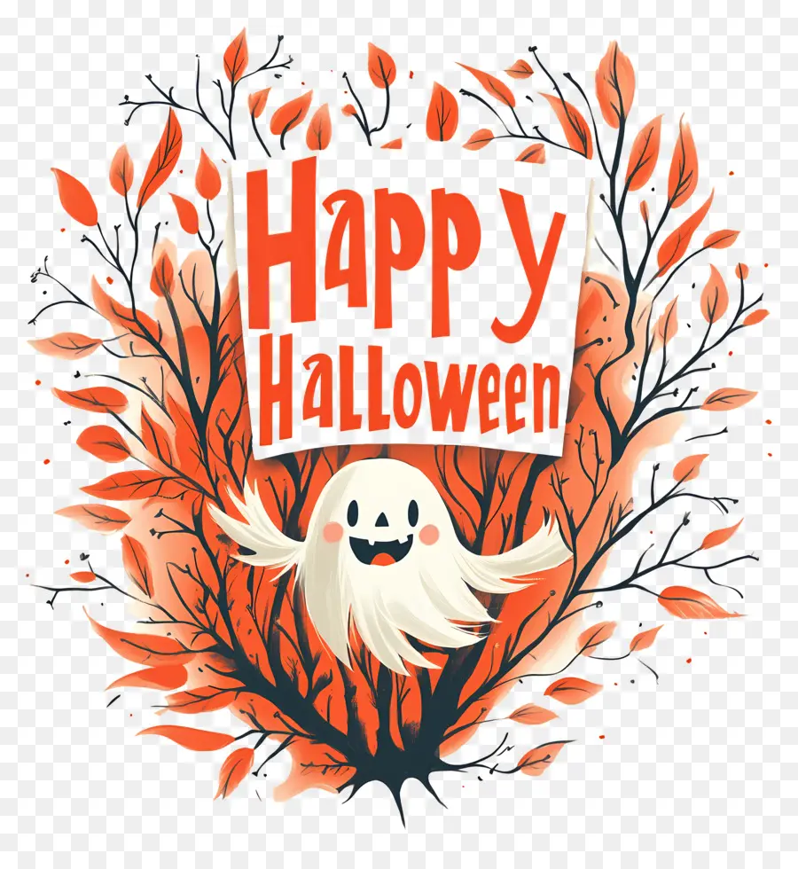 Feliz Halloween，Fantasma PNG