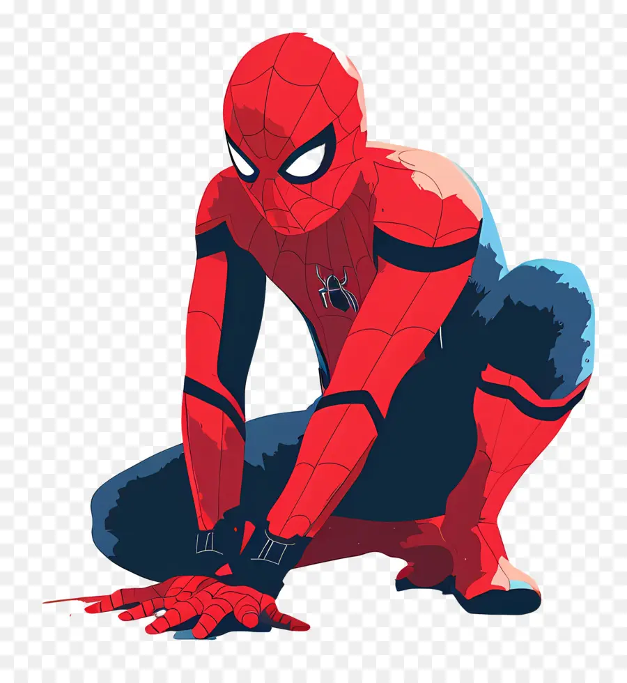 Hombre Araña，Traje Rojo PNG