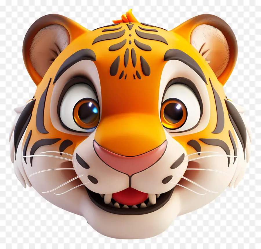 Cara De Tigre，Tigre De Dibujos Animados PNG