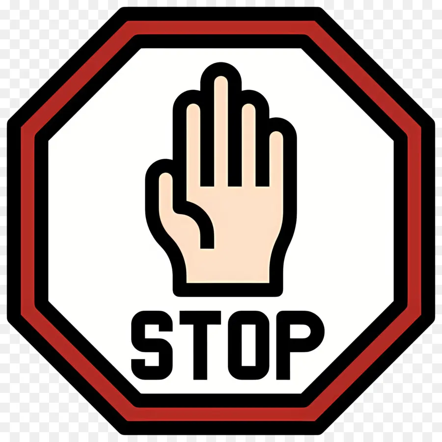 Señal De Stop，Advertencia PNG