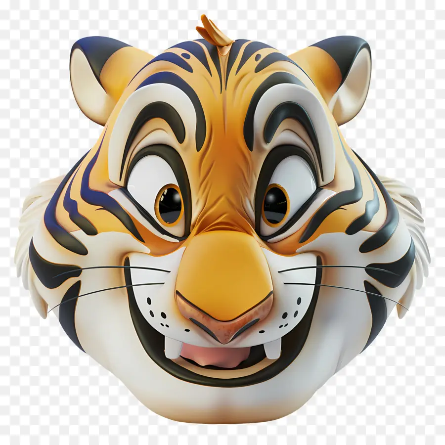 Cara De Tigre，Tigre De Dibujos Animados PNG