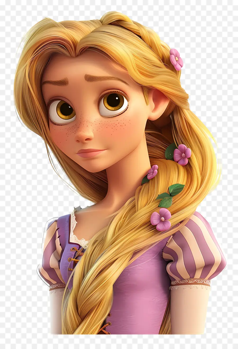 Princesa Rapunzel，Chica Rubia PNG