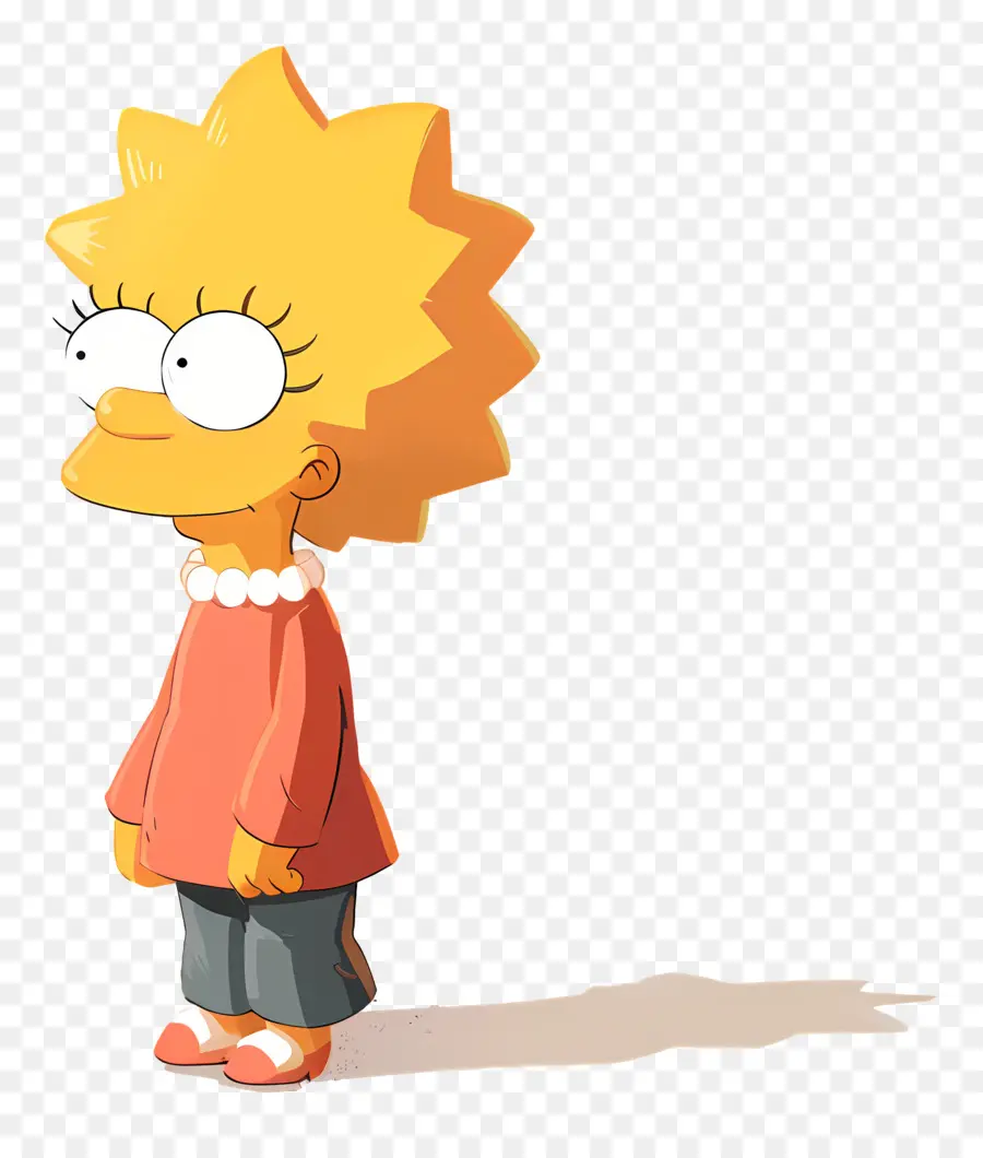 Maggie Simpson，Chica Amarilla De Dibujos Animados PNG