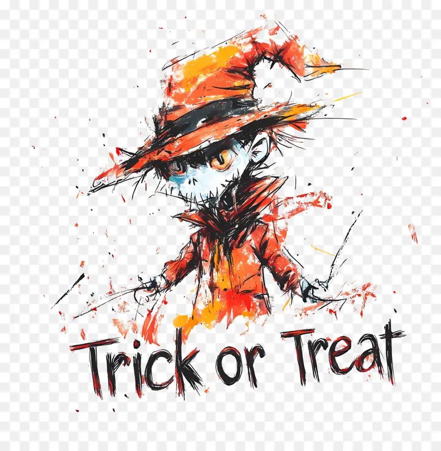 Truco O Trato，Personaje De Halloween PNG