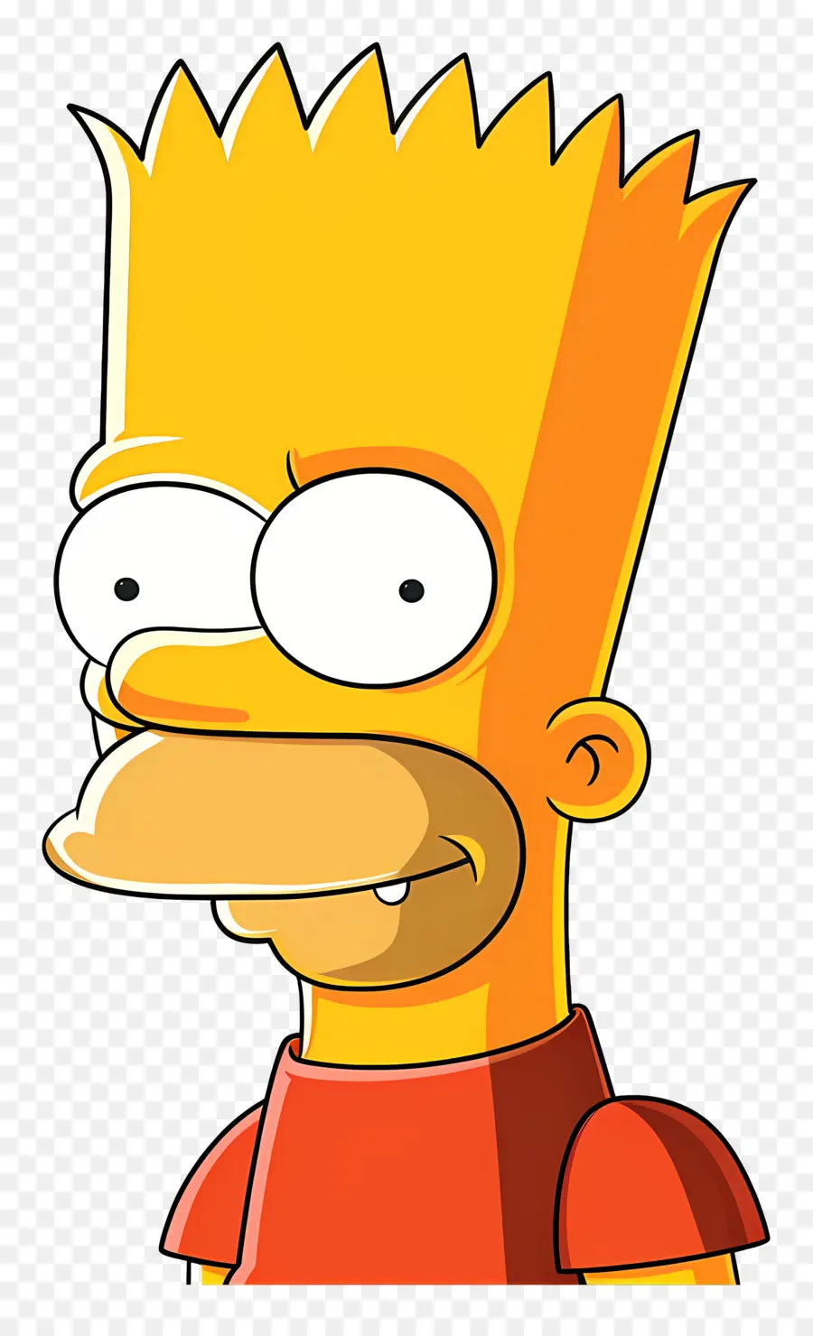 Bart Simpson，Piel Amarilla PNG