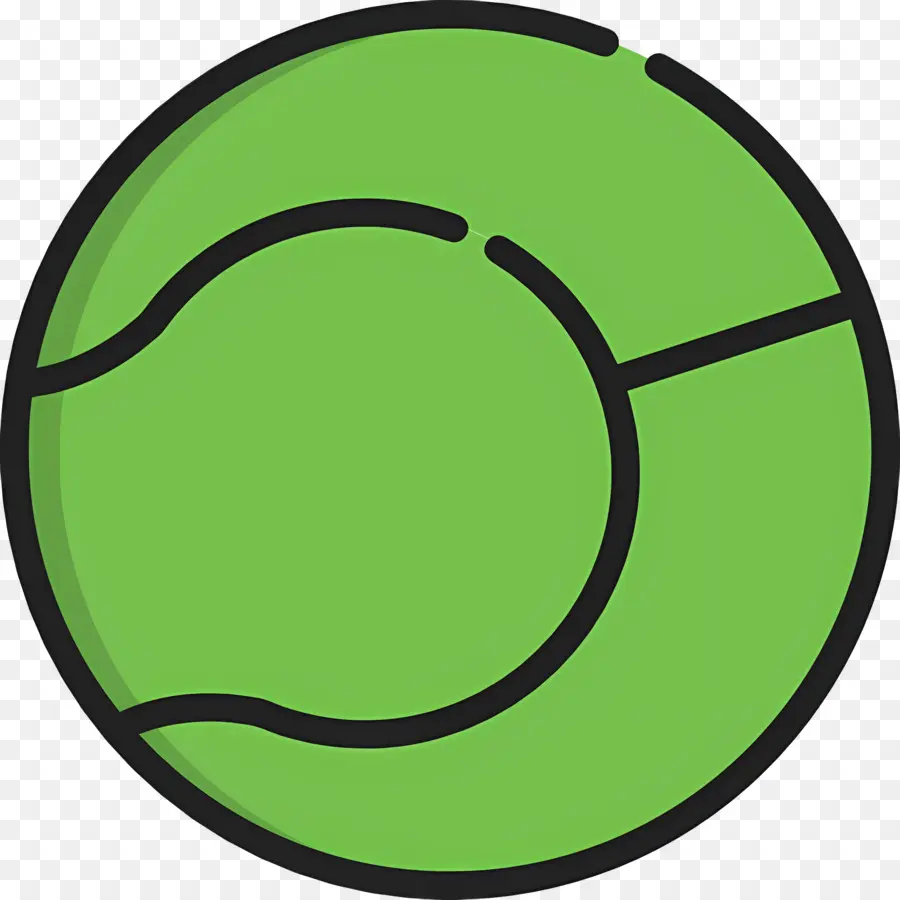 Pelota De Tenis，Pelota De Tenis Verde PNG