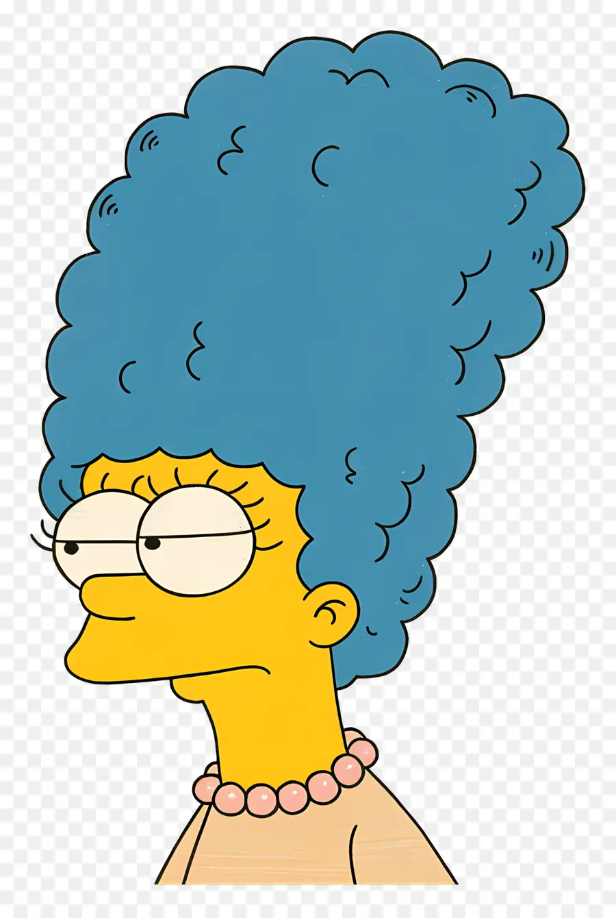 Marge Simpson，Mujer Animada PNG