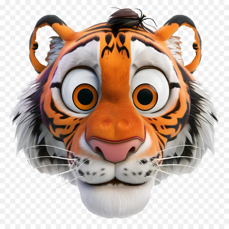 Cara De Tigre，Tigre De Dibujos Animados PNG