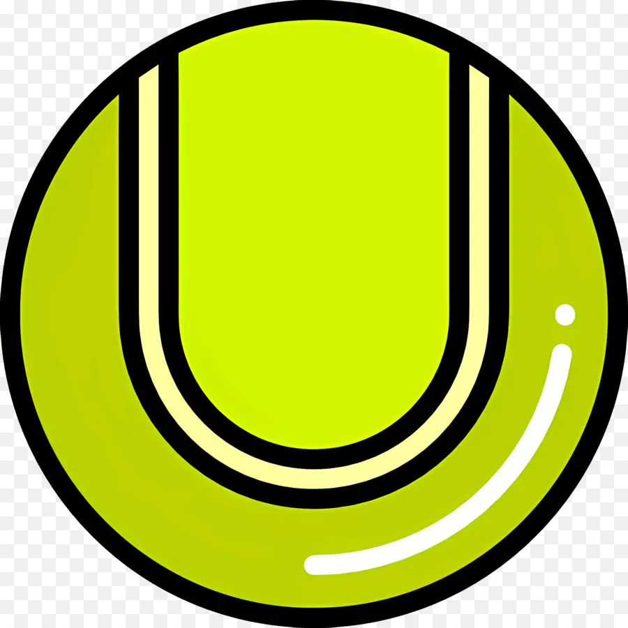 Pelota De Tenis，Verde PNG