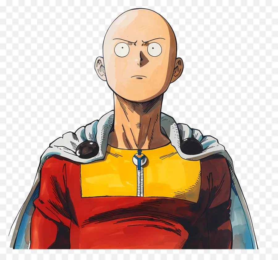 Saitama，Hombre Calvo PNG