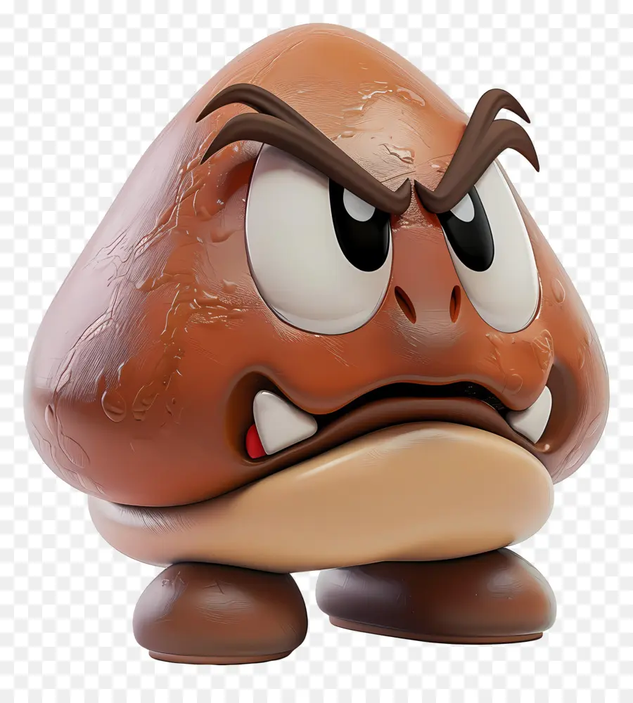 Goomba，Enojado PNG