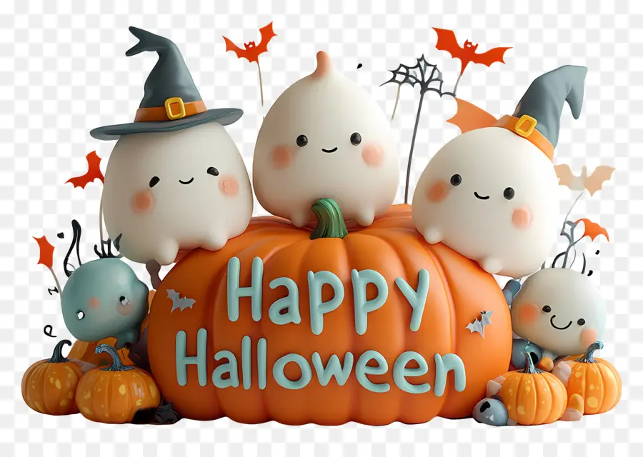 Feliz Halloween，Decoraciones De Halloween PNG