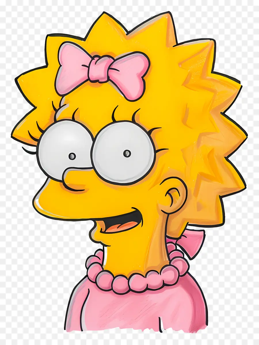 Lisa Simpson，Chica Amarilla De Dibujos Animados PNG