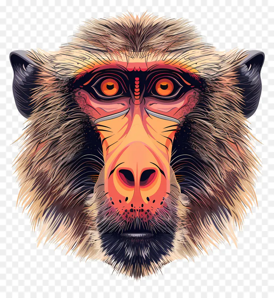 Cara De Babuino，Cara De Mandril PNG