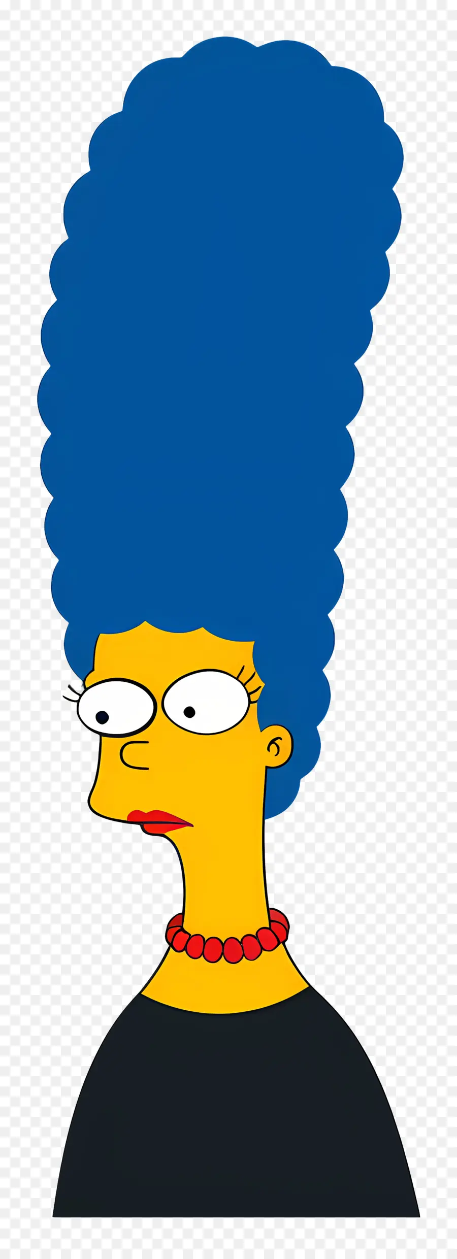 Marge Simpson，Mujer De Pelo Azul PNG