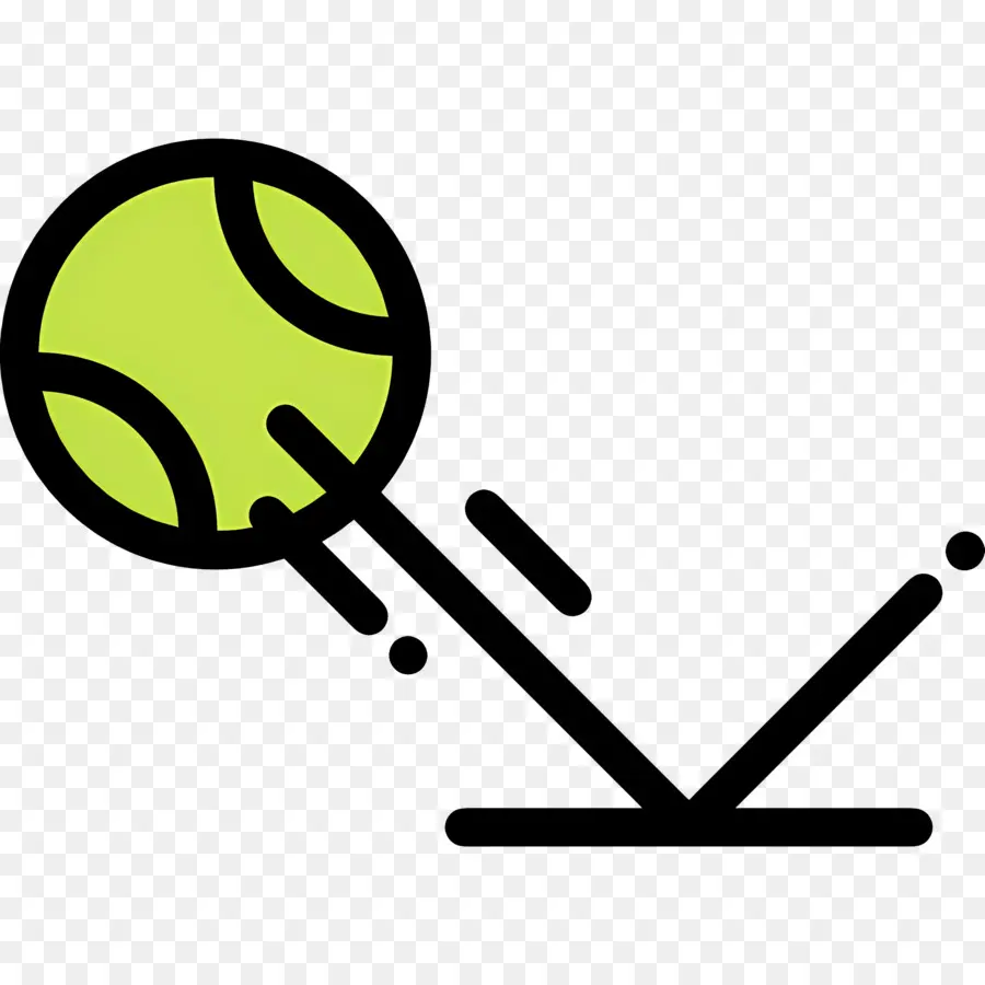 Pelota De Tenis，Pelota De Tenis Rebotando PNG