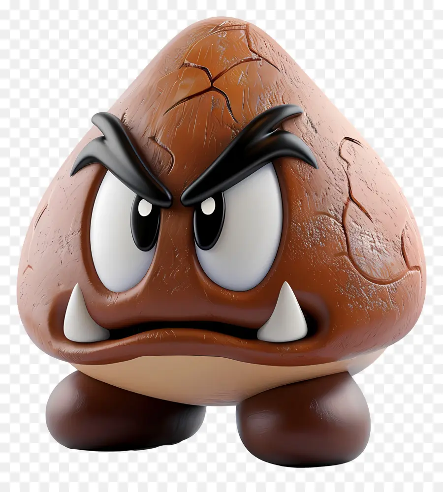 Goomba，Enojado PNG