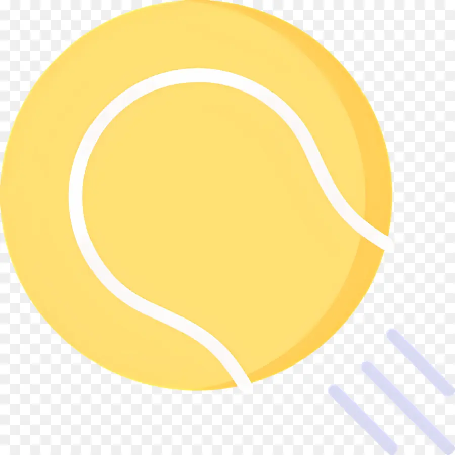 Pelota De Tenis，Amarillo PNG