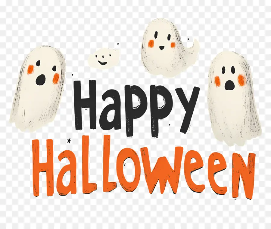 Feliz Halloween，Fantasmas PNG