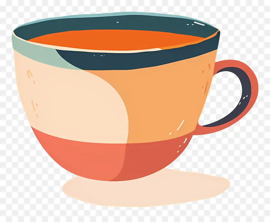 Taza，Copa Amarilla Y Azul PNG