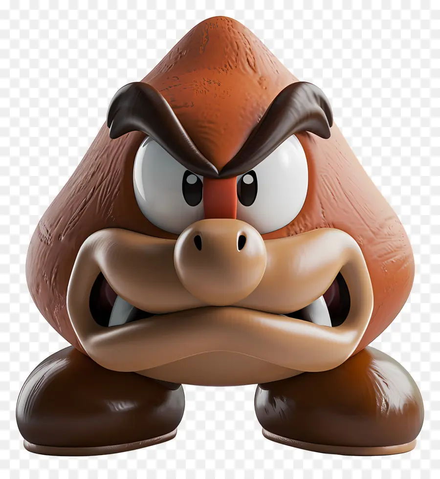 Goomba，Enojado PNG