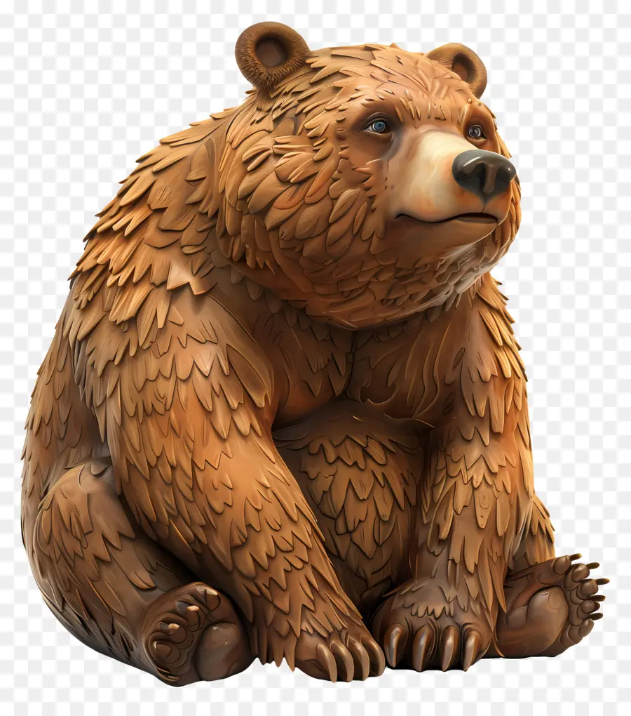 Oso，Lindo Oso Pardo PNG