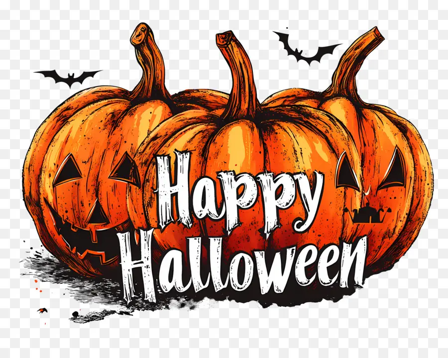 Feliz Halloween，Calabaza PNG