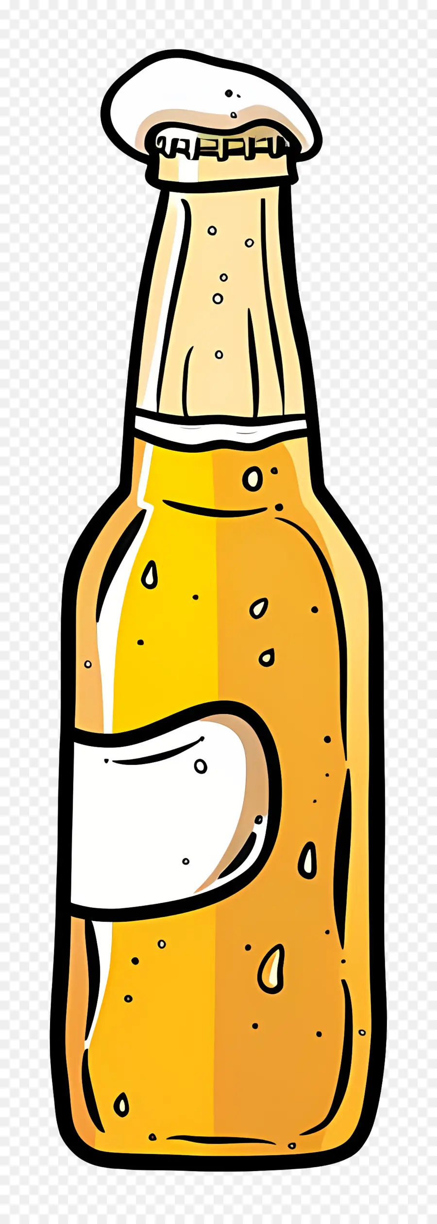 Cerveza，Botella Amarilla PNG