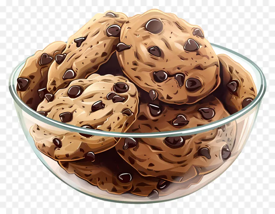 Galletas Con Chispas De Chocolate，Galletas PNG