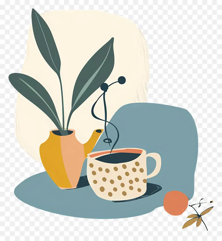 Té，Té Y Planta PNG