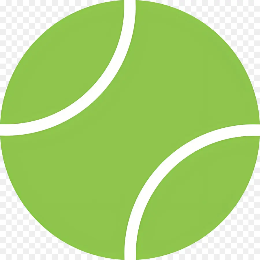 Pelota De Tenis，Verde PNG