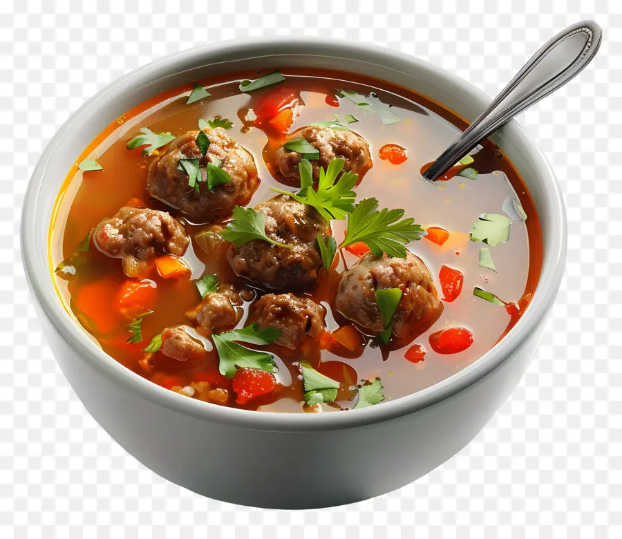 Sopa De Albóndigas，Bol PNG