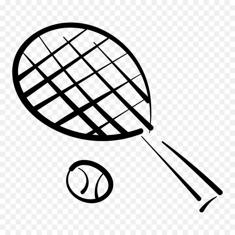 Raqueta De Tenis，Raqueta De Tenis Y Pelota PNG