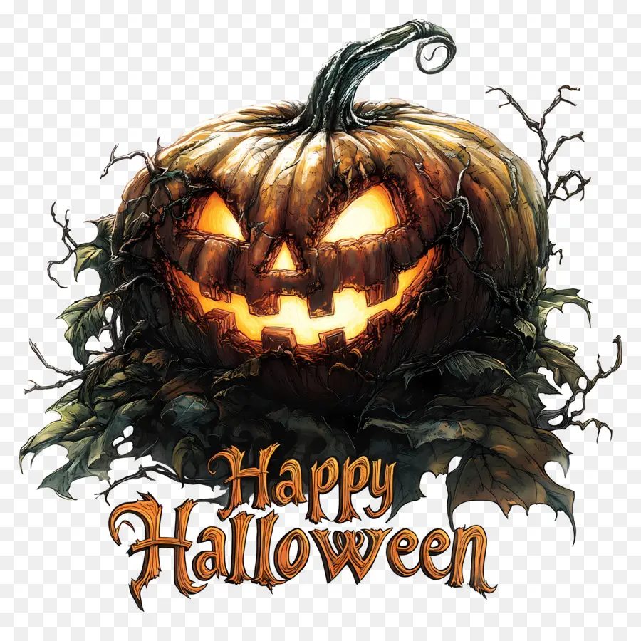 Feliz Halloween，Calabaza De Halloween PNG