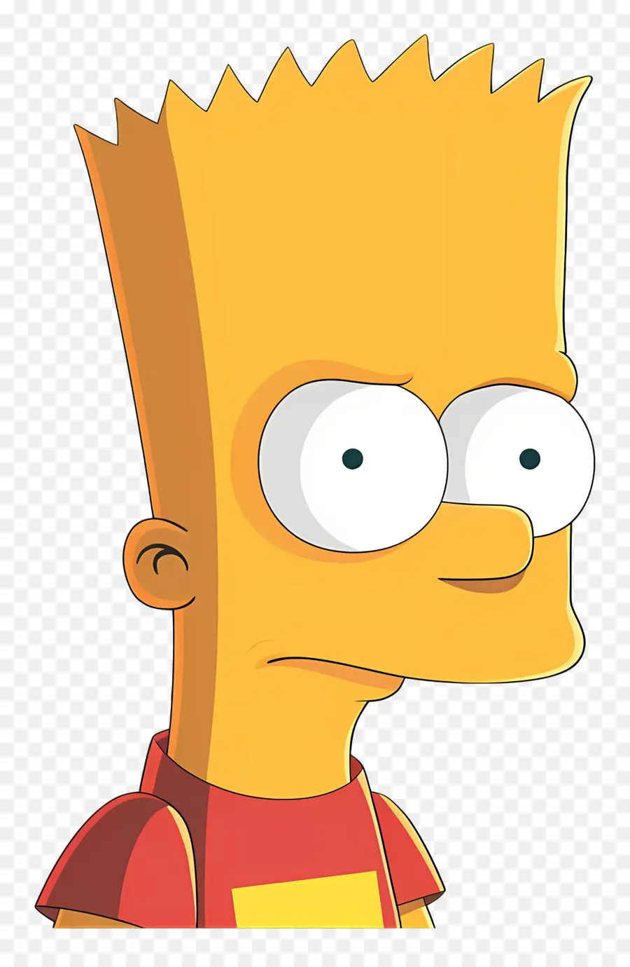 Bart Simpson，Niño De Dibujos Animados Con El Pelo Puntiagudo PNG