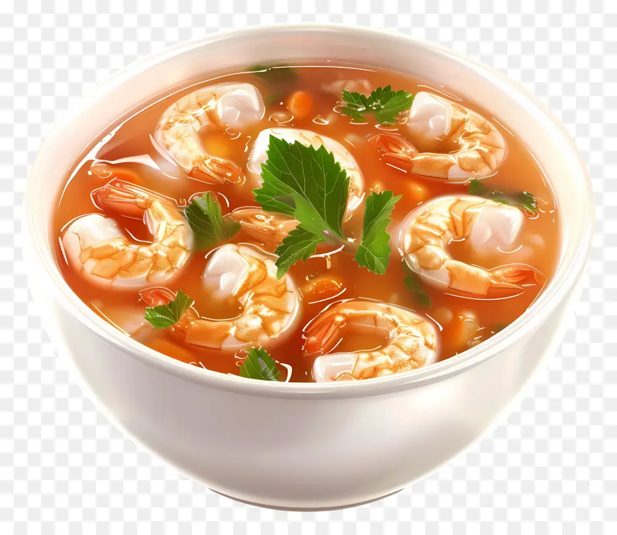 Sopa De Camarones，Camarón PNG