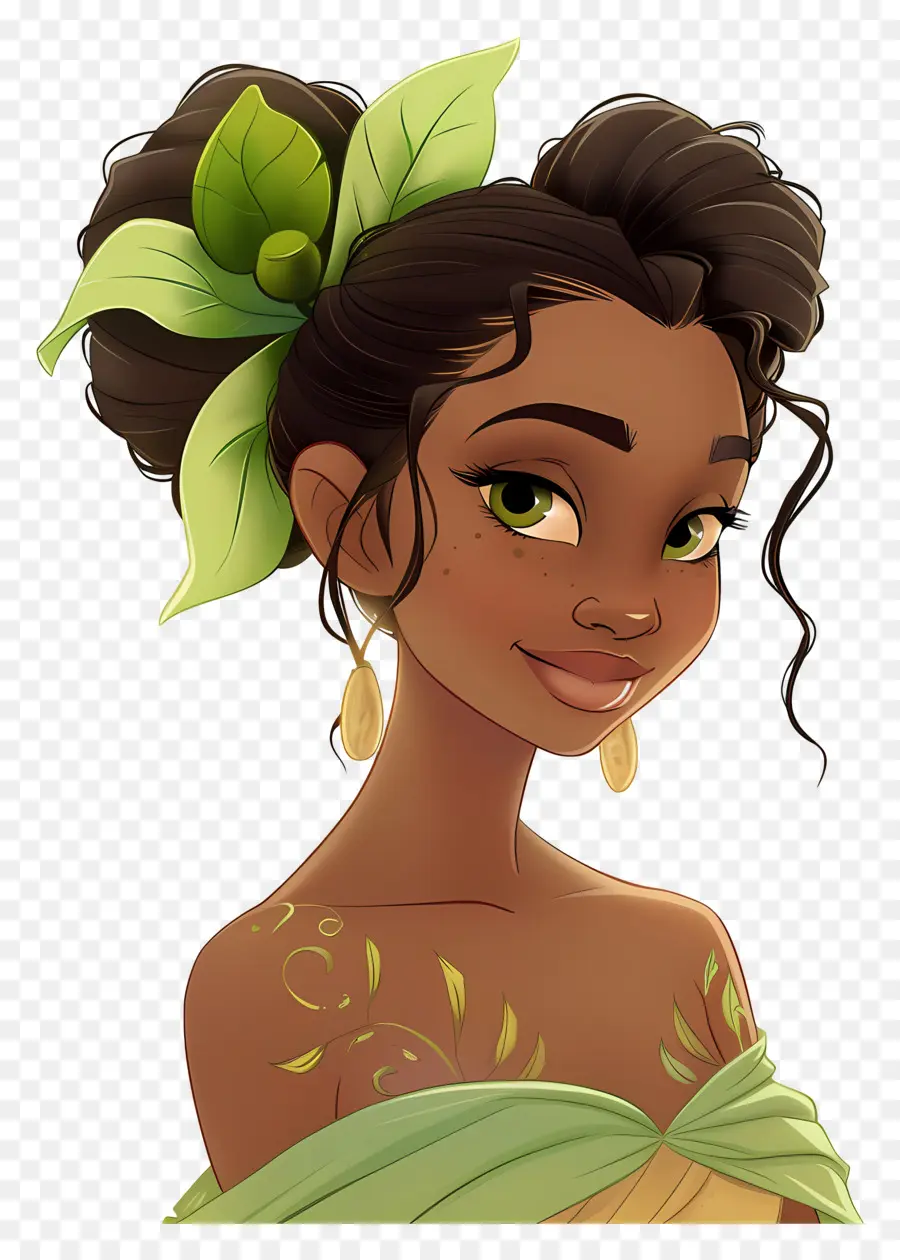 Princesa Tiana，Chica PNG