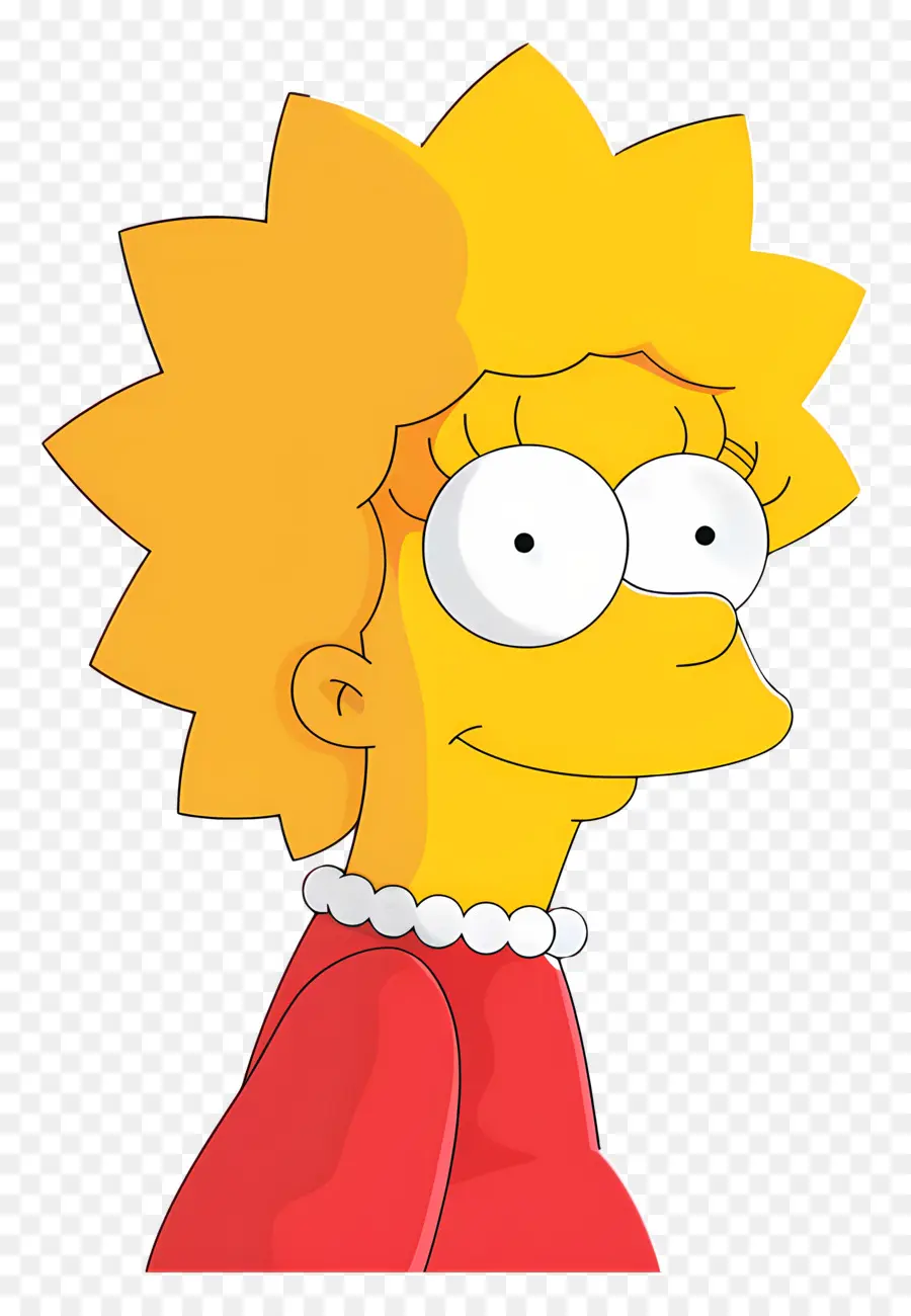 Lisa Simpson，Niña De Dibujos Animados PNG