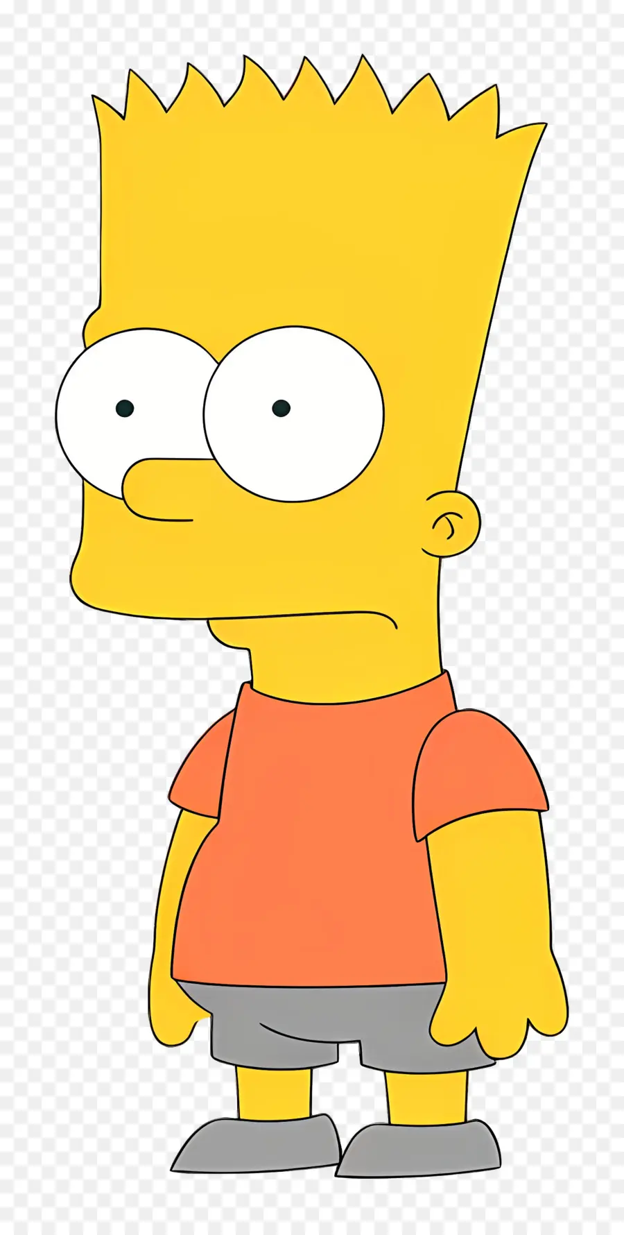 Bart Simpson，Niño De Dibujos Animados Con El Pelo Puntiagudo PNG